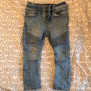 H&M Moto skinny fit denim.